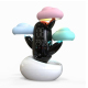 Horloge Intelligente Enfant Réveil Multifonction Prévisions Météo Capteur De Mouvement Design Léger