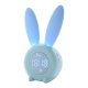 Horloge Réveil Induction Silicone Lapin Rose USB Avec Écran Automatique - www.yonis-shop.com