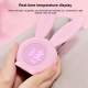 Horloge Réveil Induction Silicone Lapin Rose USB Avec Écran Automatique - www.yonis-shop.com