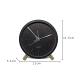 Horloge Métallique Quartz Silencieuse Design Épuré Lumière Douce Nuit Sécurité et Stabilité - www.yonis-shop.com