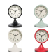 Horloge Rétro en Métal Silencieuse avec Lumière Nocturne pour Chevet Étudiant Verte - www.yonis-shop.com