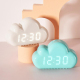 Horloge Réveil LED Nuage Vocal Bleu Avec Thermomètre et Calendrier Intégrés - www.yonis-shop.com