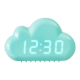 Horloge Réveil LED Nuage Vocal Bleu Avec Thermomètre et Calendrier Intégrés - www.yonis-shop.com