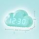 Horloge Réveil LED Nuage Vocal Bleu Avec Thermomètre et Calendrier Intégrés - www.yonis-shop.com