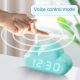 Horloge Réveil LED Nuage Vocal Bleu Avec Thermomètre et Calendrier Intégrés - www.yonis-shop.com