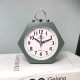 Horloge Réveil Silencieux Pour Enfants Avec Lumière De Nuit Rose Matériau Plastique Dimensions 10x10 cm Fonctionne Avec Pile ...