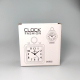 Horloge Réveil Silencieux Pour Enfants Avec Lumière De Nuit Rose Matériau Plastique Dimensions 10x10 cm Fonctionne Avec Pile ...