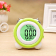 Horloge LED Lumineuse Silencieuse Avec Affichage LCD Et Fonction Thermomètre Couleur Vert Clair - www.yonis-shop.com
