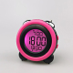 Horloge LED Lumineuse Silencieuse Avec Affichage LCD Et Fonction Thermomètre Couleur Vert Clair - www.yonis-shop.com