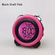 Horloge LED Lumineuse Silencieuse Avec Affichage LCD Et Fonction Thermomètre Couleur Vert Clair - www.yonis-shop.com