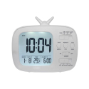 Horloge Rétro LCD Pour Chambre Étudiante Avec Thermomètre Et Calendrier Noir - www.yonis-shop.com