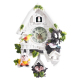Horloge Murale Décorative Vintage Avec Oiseaux Animés Et Design Cartoon Pour Salon