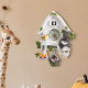 Horloge Murale Décorative Vintage Avec Oiseaux Animés Et Design Cartoon Pour Salon - www.yonis-shop.com