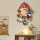 Horloge Murale Décorative Vintage Avec Oiseaux Animés Et Design Cartoon Pour Salon - www.yonis-shop.com