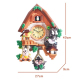 Horloge Murale Décorative Vintage Avec Oiseaux Animés Et Design Cartoon Pour Salon - www.yonis-shop.com