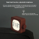 Horloge Multifonctionnelle Silencieuse pour Chambre à Coucher avec Éclairage Nocturne et Double Alarme Rechargeable - www.yon...