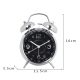 Horloge Réveil Métal Vert 4.5 Pouces Silencieuse Avec Lumière de Nuit et Sonnerie Extra Forte - www.yonis-shop.com