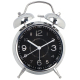 Horloge Réveil Métallique 4.5 Pouces Avec Lumière Nocturne Et Sonnerie Puissante Pour Un Sommeil Paisible