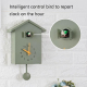 Horloge Coucou Verte En ABS Écologique Avec Oiseau Intégré Pour Décoration et Fonctionnalité Quartz - www.yonis-shop.com