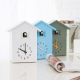 Horloge Coucou Verte En ABS Écologique Avec Oiseau Intégré Pour Décoration et Fonctionnalité Quartz - www.yonis-shop.com