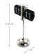 Horloge Design Innovant Pour Bureau Et Chambre Avec Mouvement Quartz Et Feuille Rétractable - www.yonis-shop.com