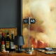 Horloge Design Innovant Pour Bureau Et Chambre Avec Mouvement Quartz Et Feuille Rétractable - www.yonis-shop.com