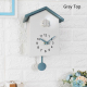 Horloge Cuckoo à Quartz Grise avec Oiseau Intelligent et Design Écologique - www.yonis-shop.com