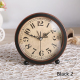 Horloge Rétro Silencieuse En Métal Pour Étudiants Couleur Noire Design Vintage Avec Cadran En PVC Fonction Alarme Dimensions ...