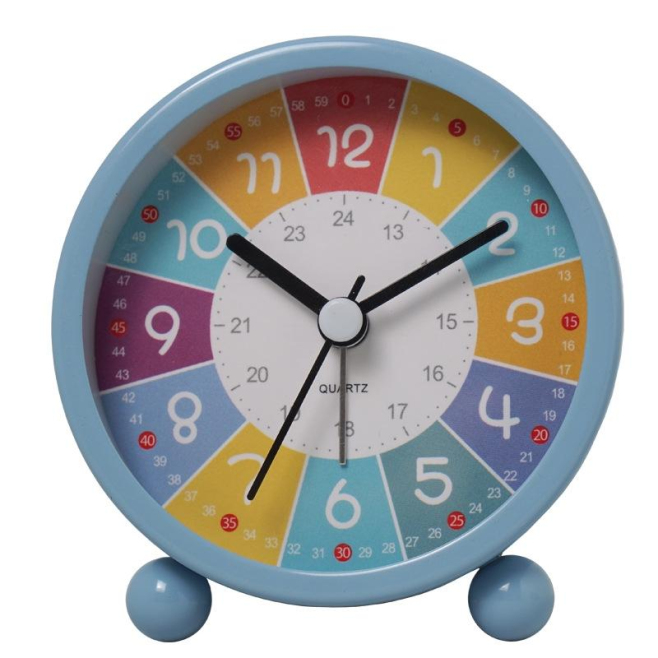 Horloge Éducative Enfant Silencieuse Avec Veilleuse et Affichage Digital Grand Format - www.yonis-shop.com