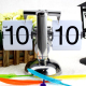 Horloge Équilibrée Décorative en PVC et Métal Design Moderne Pour Maison et Bureau