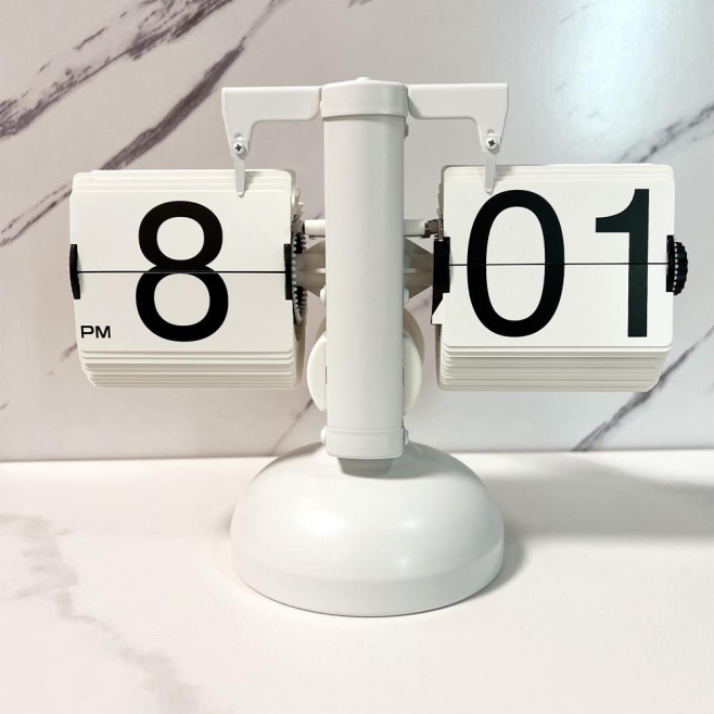 Horloge Équilibre Décorative en PVC et Métal pour Chambre Salon ou Bureau - Design Moderne et Facile à Régler - www.yonis-sho...
