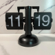 Horloge Décorative Équilibrée En PVC Et Métal Pour Chambre Salon Bureau Ou Hôtel