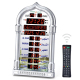 Horloge Azan LCD Argentée Avec Affichage Du Temps Hijri Et Fonction De Rappel Des Prières Pour 1500 Villes - www.yonis-shop.com