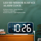 Horloge LED Multifonction Avec Affichage HD Et Alarme Double Usage - www.yonis-shop.com