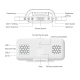 Horloge LED Multifonction Avec Affichage HD Et Alarme Double Usage - www.yonis-shop.com