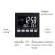 Horloge Intérieure Multifonction Avec Écran Couleur Et Affichage Température Et Humidité - www.yonis-shop.com