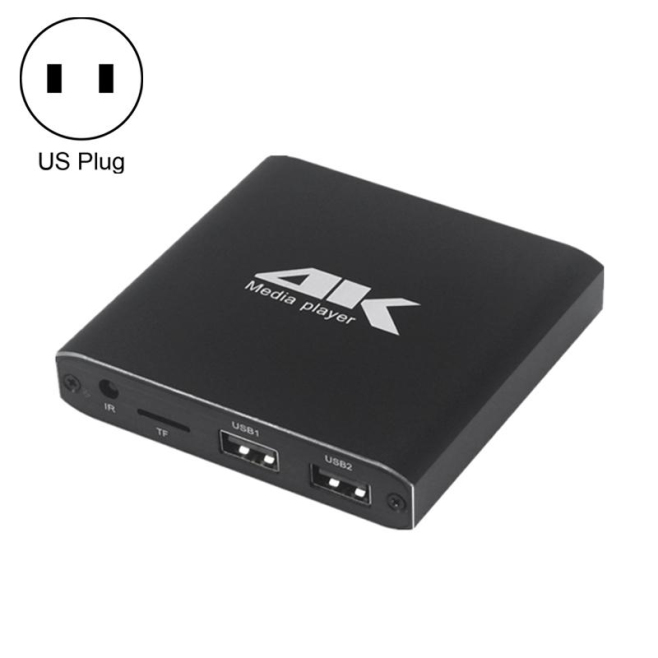 Passerelle Multimédia 4K HD Ultra Performante Pour Lecture Automatique Vidéo Musique Et Images Sur Téléviseur Et Projecteur -...