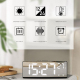 Réveil LED Multifonctionnel Avec Affichage Numérique Température Et Miroir Design - www.yonis-shop.com