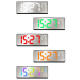Réveil LED Multifonctionnel Avec Affichage Numérique Température Et Miroir Design - www.yonis-shop.com