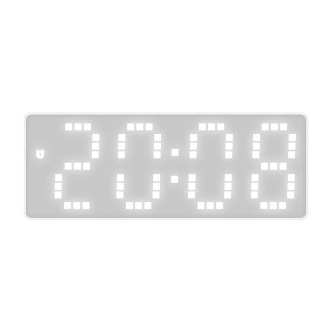 Réveil LED Numérique Multifonctionnel Avec Contrôle Vocal et Affichage Température - www.yonis-shop.com