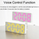 Réveil LED Numérique Multifonctionnel Avec Contrôle Vocal et Affichage Température - www.yonis-shop.com