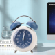 Réveil Digital Métallique Silencieux Avec Lumière Nocturne Pour Chambre Et Salon - www.yonis-shop.com