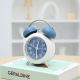 Réveil Digital Métallique Silencieux Avec Lumière Nocturne Pour Chambre Et Salon - www.yonis-shop.com