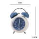 Réveil Digital Métallique Silencieux Avec Lumière Nocturne Pour Chambre Et Salon - www.yonis-shop.com