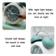 Réveil Métallique Silencieux Avec Lumière Nocturne Pour Chambre Et Salon Couleur Café - www.yonis-shop.com