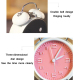 Réveil Silencieux 4 Pouces Avec Lumière De Chevet Métallique Pour Chambre À Coucher - www.yonis-shop.com
