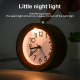 Réveil Bois Massif Silencieux Avec Fonction Répétition Alarme Graduellement Sonore Et Lumière Nocturne - www.yonis-shop.com