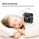Réveil Bois Massif Silencieux Avec Fonction Répétition Alarme Graduellement Sonore Et Lumière Nocturne - www.yonis-shop.com