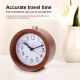 Réveil Bois Massif Silencieux Avec Fonction Répétition Alarme Graduellement Sonore Et Lumière Nocturne - www.yonis-shop.com