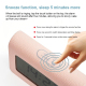 Réveil Bluetooth Silencieux et Multifonction Avec Lumière Douce et Synchronisation Automatique - www.yonis-shop.com